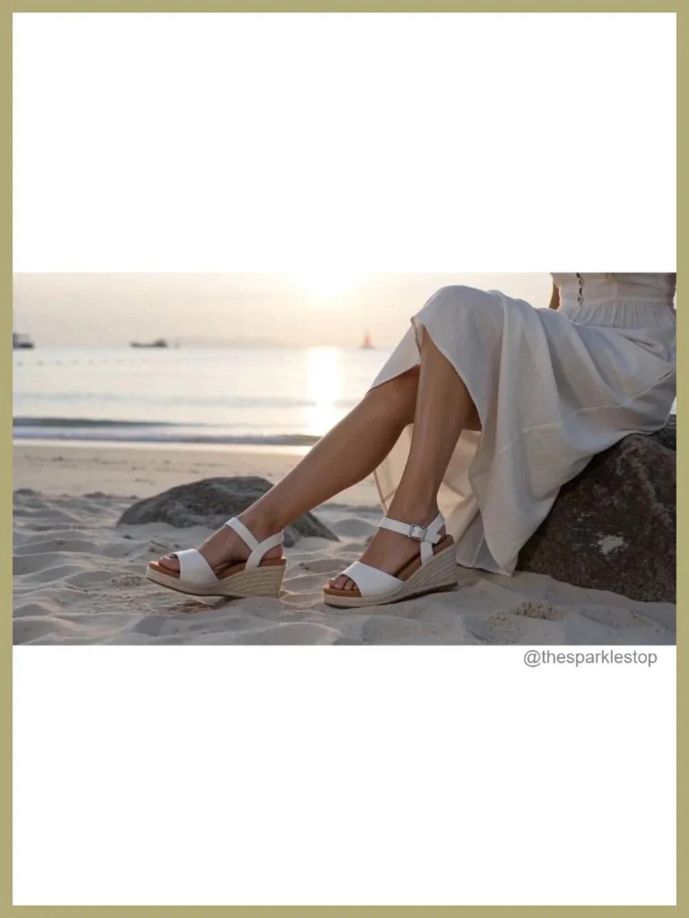 Women's Wedge Sandals Dressy Platform Espadrilles Faux Leather Non-Slip TPR